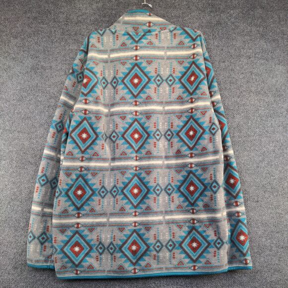 Massive Outdoor Men's Fleece Sweatshirt Multi 2XL Aztec Southwest Polyester - Picture 7 of 13